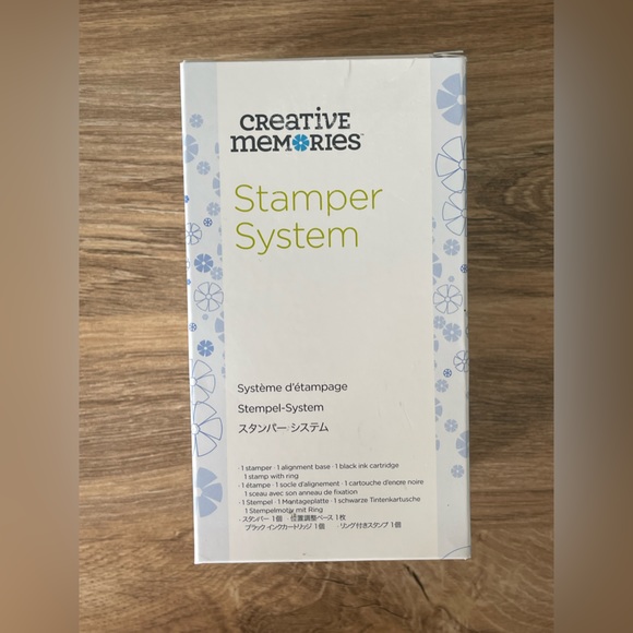 Creative Memories Stamper Base & Black Ink Hello Bird Shipping Supplies NEW - Picture 3 of 4